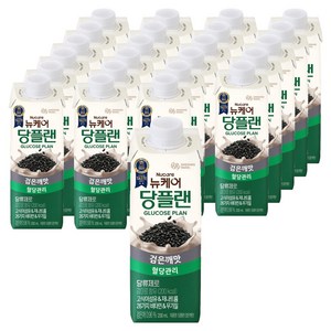 뉴케어당플랜 영양식 검은깨맛, 200ml, 24개