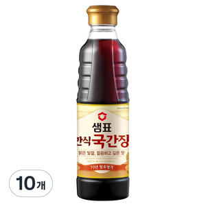 샘표 한식국간장, 500ml, 10개