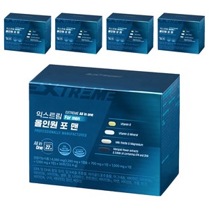 익스트림 올인원 포 맨 멀티비타민, 30회분, 5개