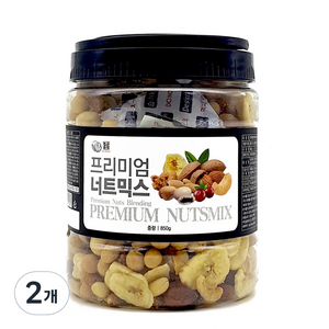 견과공장 프리미엄 너트믹스, 850g, 2개