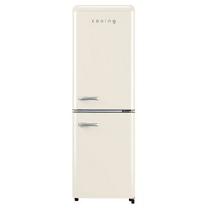 쿠잉전자 레트로 147L 2도어 냉장고 방문설치, REF-C153C