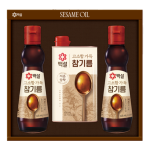 백설 고소함 가득 참기름 2호 선물세트, 5세트