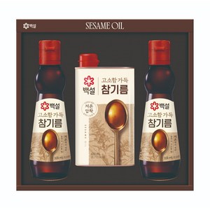 백설 고소함 가득 참기름 2호 선물세트, 2세트