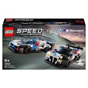 레고 스피드 챔피언 M4 GT3와 BMW M Hybrid V8 레이스카 76922, 혼합색상, 1개
