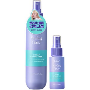 달리프 글램 볼륨 스타일링 헤어 픽서 + 휴대용 미니 헤어 픽서 30ml 세트, 200ml, 1개 골드박스 특가