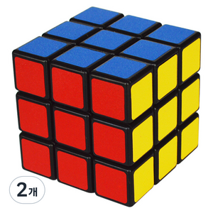 하이제이비 3x3 베이직 큐브, 블랙, 2개