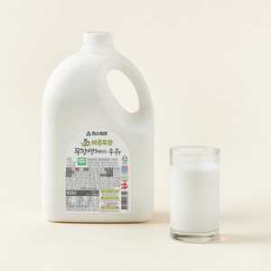 파스퇴르 무항생제 인증 바른목장 우유, 2.3L, 1개