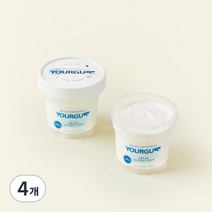 유얼거트 플레인 그릭요거트, 130g, 4개