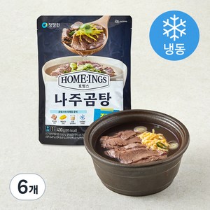 청정원 호밍스 나주곰탕 (냉동), 400g, 6개