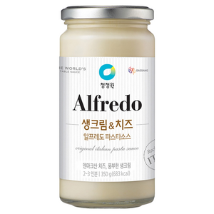 청정원 생크림 앤 치즈 알프레도 파스타소스, 350g, 1개