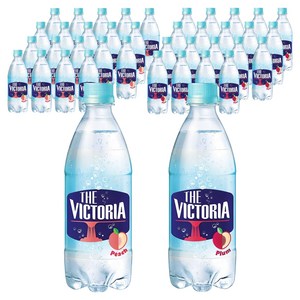 웅진빅토리아 복숭아 탄산음료 20p 500ml + 자두 탄산음료 20p 500ml, 1세트