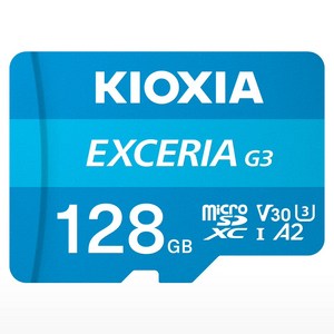 키오시아 EXCERIA 마이크로 메모리 카드 홈캠 블랙박스 CCTV SD LMEX3L128GG4, 128GB, 1개