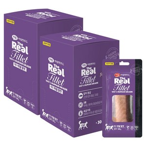 하림펫푸드 고양이 더리얼 필렛 간식, 참치, 300g, 2개