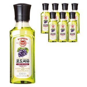 해표 포도씨유, 250ml, 8개