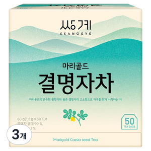 쌍계명차 마리골드 결명자차, 1.2g, 3개, 50개입
