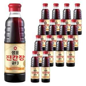 샘표 진간장 금F3, 500ml, 15개