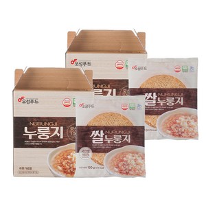 오성푸드 쌀누룽지, 150g, 2박스