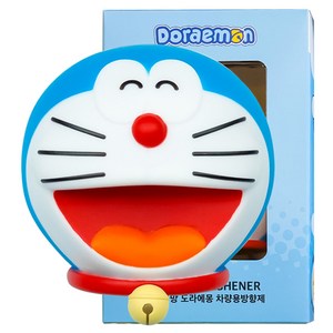 벨르아망 빅페이스 차량용 방향제 도라에몽, 1개, 화이트 로즈