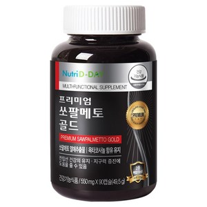 뉴트리디데이 프리미엄 쏘팔메토 골드, 90정, 1개