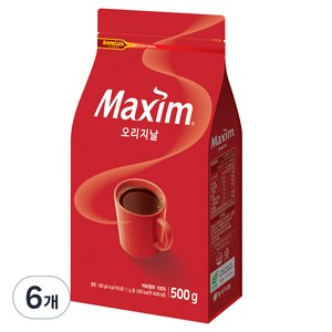 맥심 오리지날 커피, 500g, 1개입, 6개