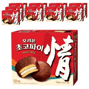 오리온 초코파이 정, 468g, 10개
