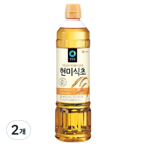 청정원 현미식초, 500ml, 2개