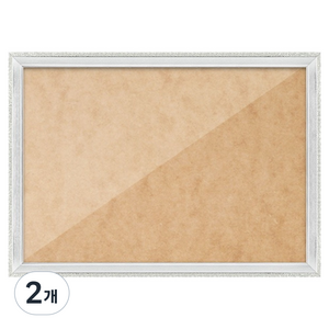 1000피스 직소 퍼즐 액자 51 x 73.5 cm, 슬림 앤틱 퓨어실버, 2개