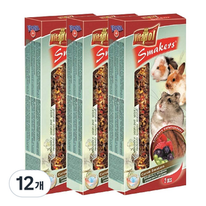 비타폴 소동물 간식 메뚜기콩 스매커 ZVP-1109, 90g, 12개