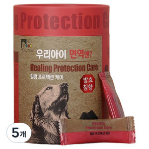 힐링펫푸드 강아지 발효침향 프로텍션케어, 면역/항산화, 30정, 5개