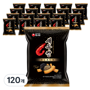 새우깡 블랙, 72g, 120개