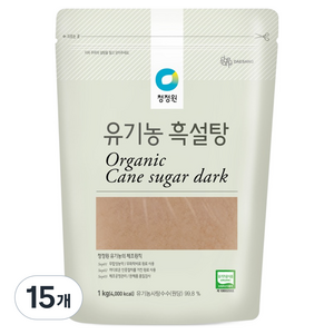 청정원 흑설탕, 1kg, 15개