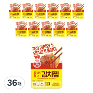 오뚜기 칼칼한 돼지고기김치찜, 180g, 36개