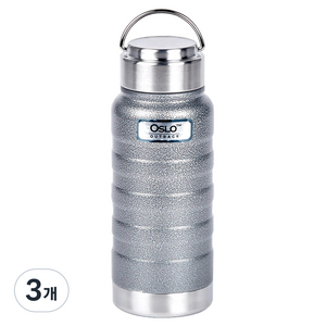 오슬로 아웃백 텀블러, 그레이, 500ml, 3개