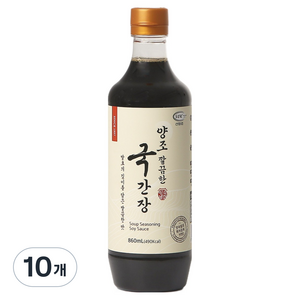신앙촌 양조 깔끔한 국간장, 860ml, 10개