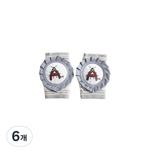 조이멀티 유아용 알파벳 매쉬 미끄럼방지 무릎보호대 2p 세트 14.5 x 8 cm, 랜덤발송, 6개