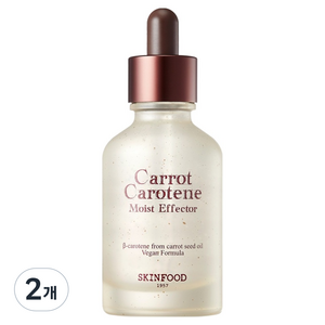 스킨푸드 캐롯 카로틴 모이스트 이펙터 앰플, 55ml, 2개