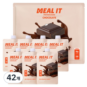 밀잇 단백질 쉐이크 초코맛, 40g, 42개