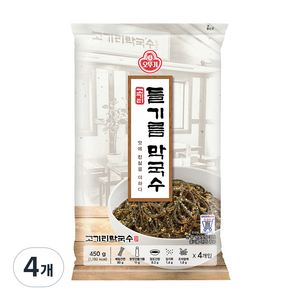 오뚜기 고기리 들기름 막국수, 450g, 4개