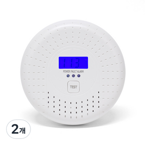 ETShop 일산화탄소 경보기, 2개, 화이트