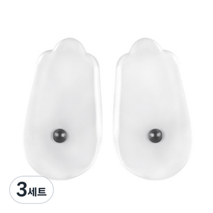 충격완화 자석실리콘 깔창 SA106 M, 혼합색상, 3세트