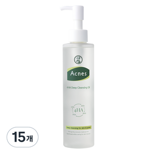 아크네스 4HA 딥 클렌징 오일, 190ml, 15개