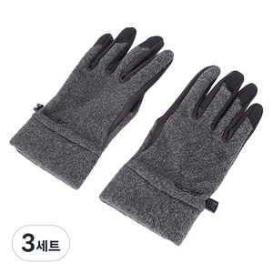 르까프 플리스 장갑 1321AV404, MELANGEGREY, 3세트