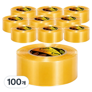 신일테이프 OPP 박스테이프 48mm x 80m, 투명, 100개