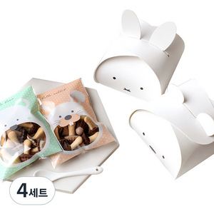 디비디디자인 ZOO 초코송이 초콜릿 만들기 세트, 만들기재료 10종, 4세트