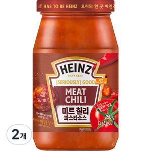 하인즈 미트 칠리 파스타 소스, 350g, 2개