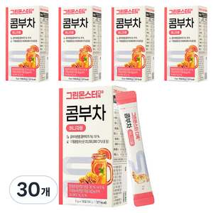 그린몬스터 디톡 허니자몽 콤부차, 5g, 10개입, 30개