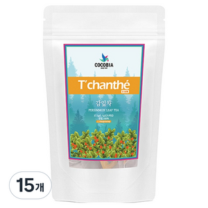 티샹떼 전통차 감잎차 삼각티백, 1.5g, 25개입, 15개