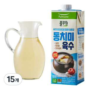 풀무원 동치미 육수, 1L, 15개