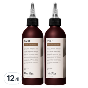 나드 헤어 플러스 워터 트리트먼트, 200ml, 12개