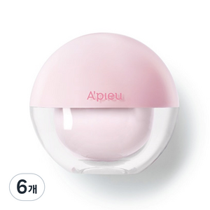어퓨 워터락 머랭 보송결 톤업 크림 20ml, 핑크, 6개